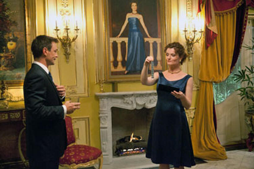 Rebecca Wisocky as Lillian Rearden and Grant Bowler as Henry Rearden in "Atlas Shrugged."