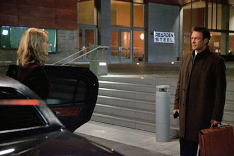 Grant Bowler as Henry Rearden and Taylor Schilling as Dagny Taggart in "Atlas Shrugged."