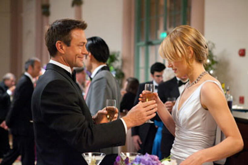 Grant Bowler as Henry Rearden and Taylor Schilling as Dagny Taggart in "Atlas Shrugged."