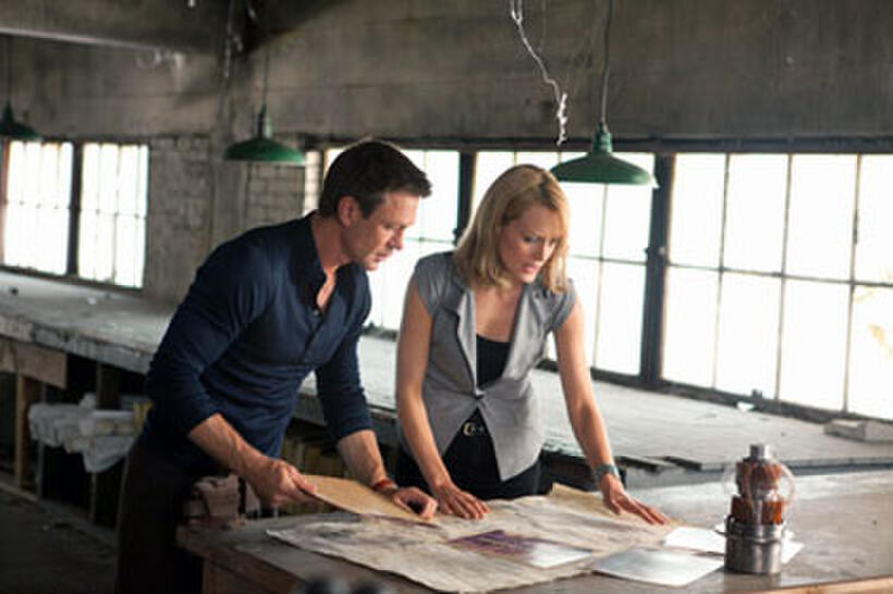 Grant Bowler as Henry Rearden and Taylor Schilling as Dagny Taggart in "Atlas Shrugged."