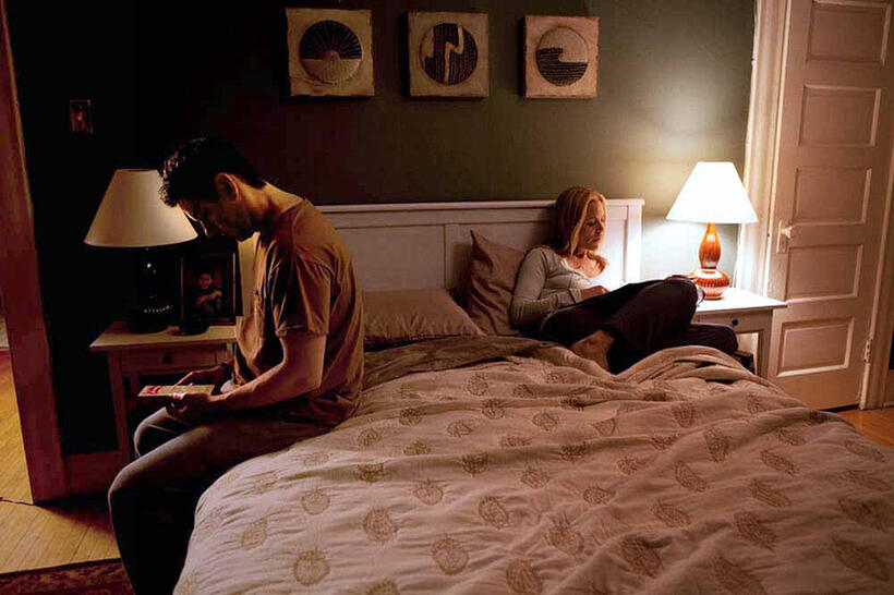Michael Sheen and Maria Bello in "Beautiful Boy."