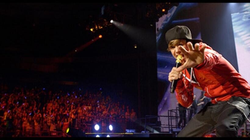 Justin Bieber in "Justin Bieber: Never Say Never."