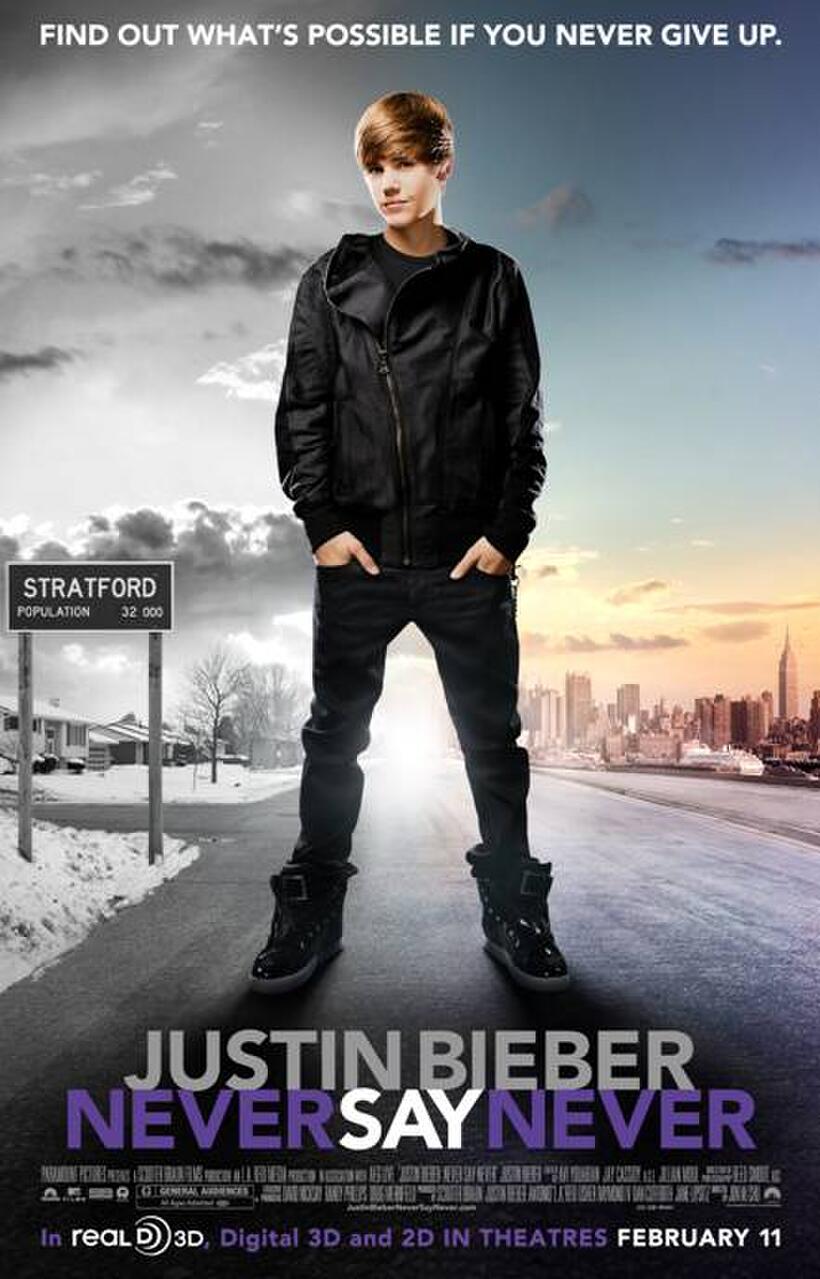 Poster art for "Justin Bieber: Never Say Never"