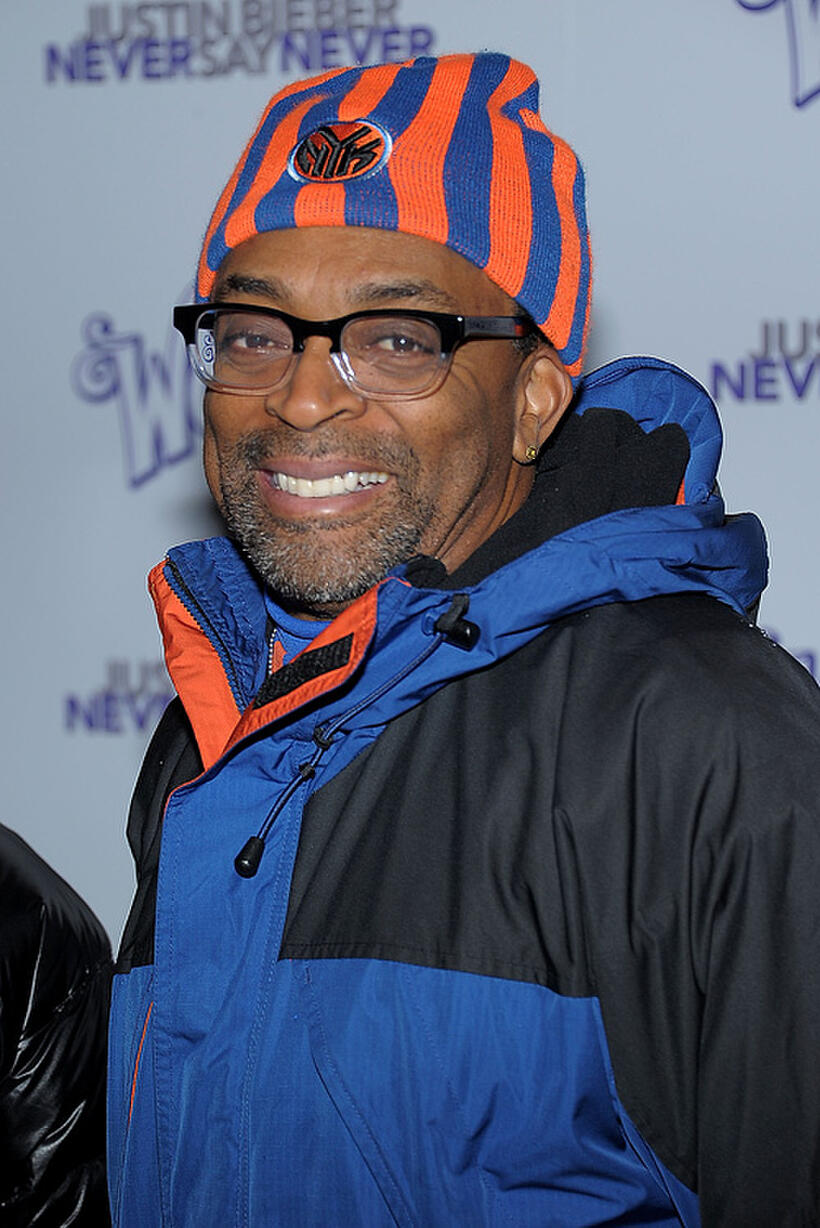 Director Spike Lee at the New York premiere of "Justin Bieber: Never Say Never."