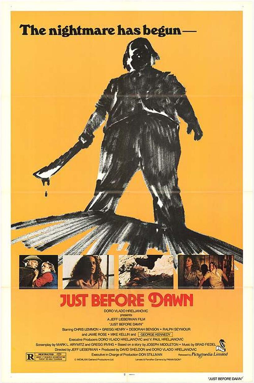 Poster art for "Just Before Dawn."