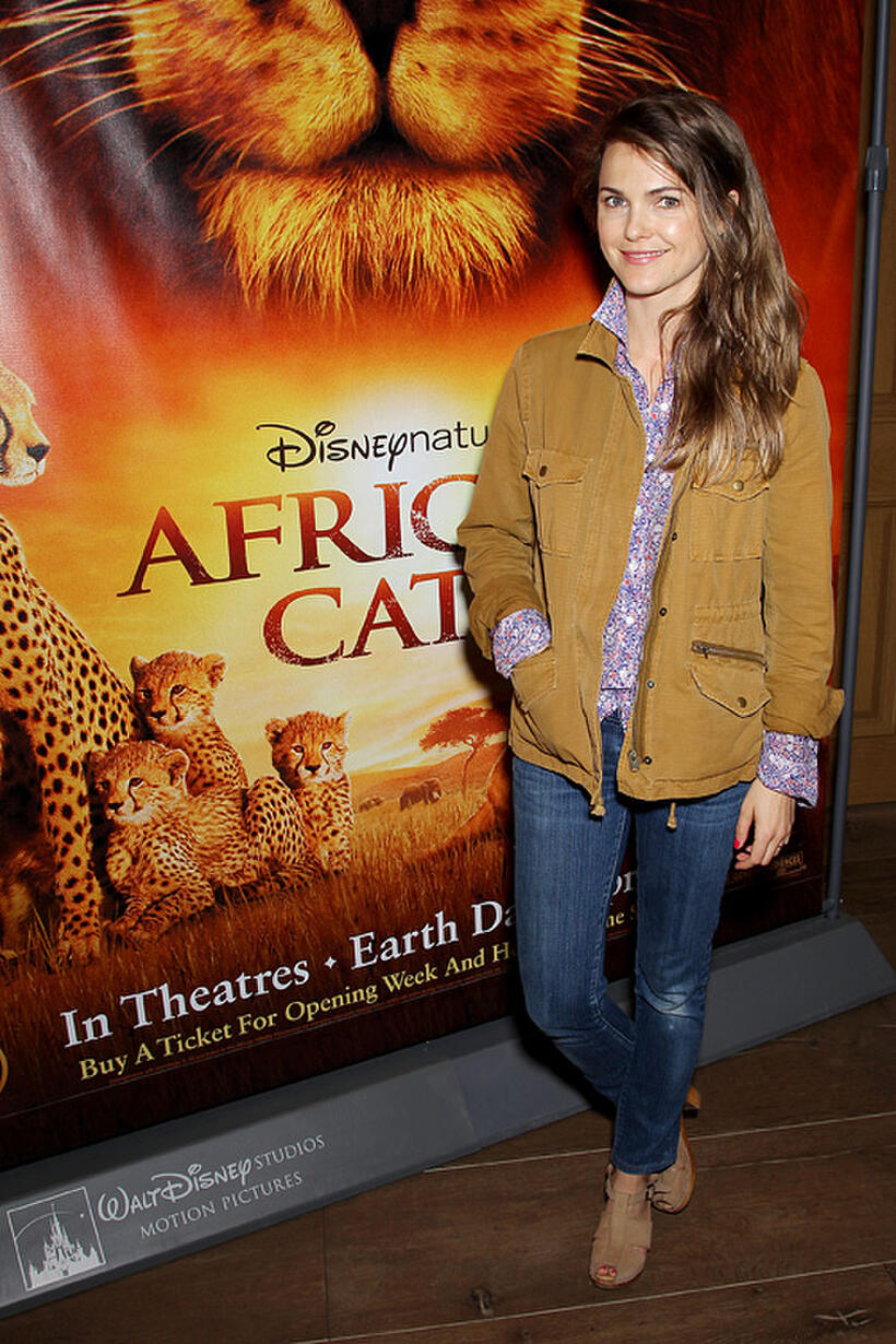 Keri Russell at the New York premiere of "African Cats."