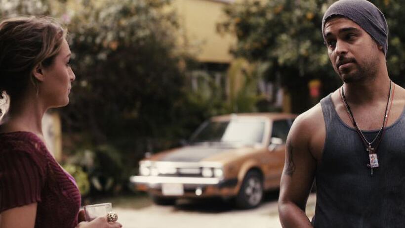 Alexa Vega as Mary and Wilmer Valderrama as Bruno in "From Prada to Nada."