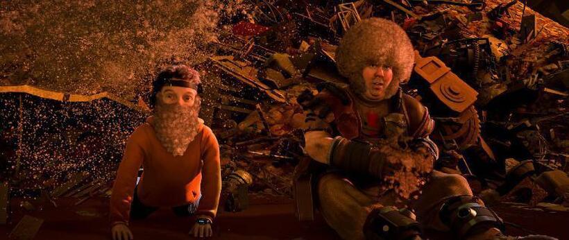 Milo and Gribble in "Mars Needs Moms."