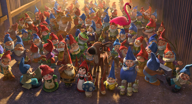 A scene from "Gnomeo and Juliet.''