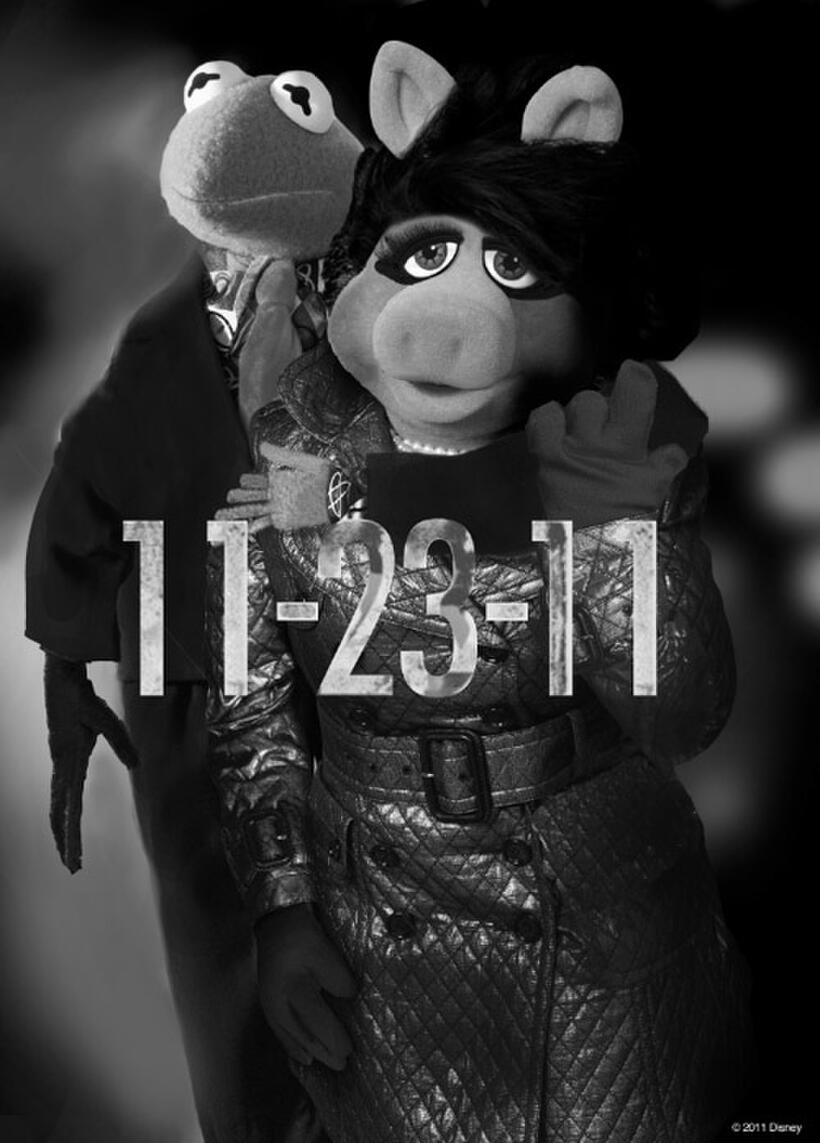 Faux poster art for "The Muppets." "The Pig With the Froggy Tattoo."