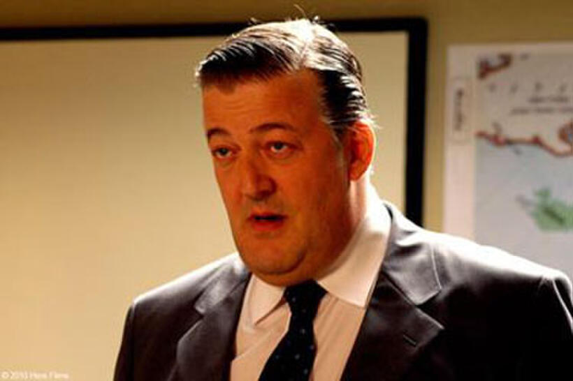 Stephen Fry as Minister Tormer in "Eichmann."