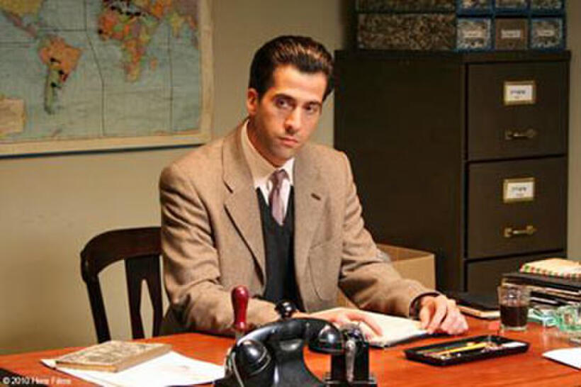 Troy Garrity as Avner Less in "Eichmann."