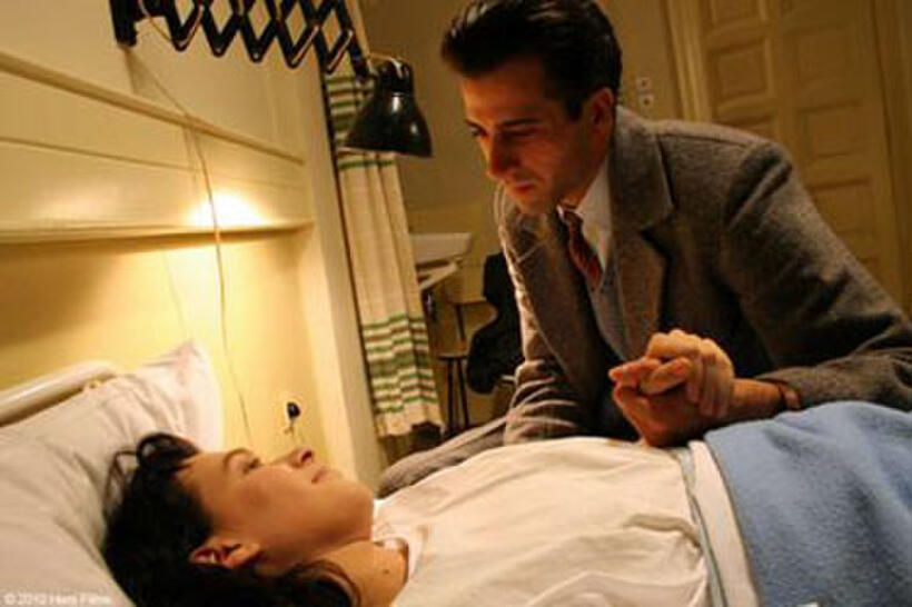 Franka Potente as Vera Less and Troy Garrity as Avner Less in "Eichmann."