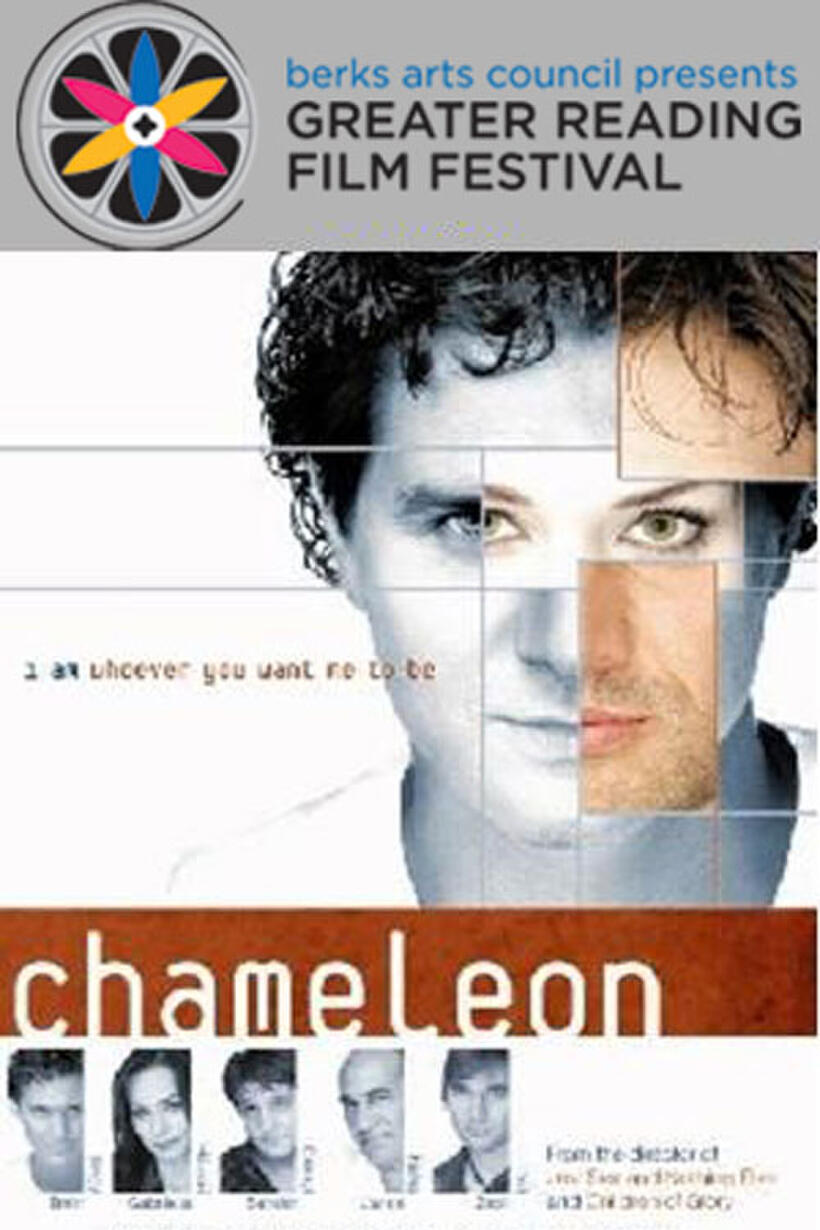 Poster art for Reading Film Festival screening of "Chameleon"