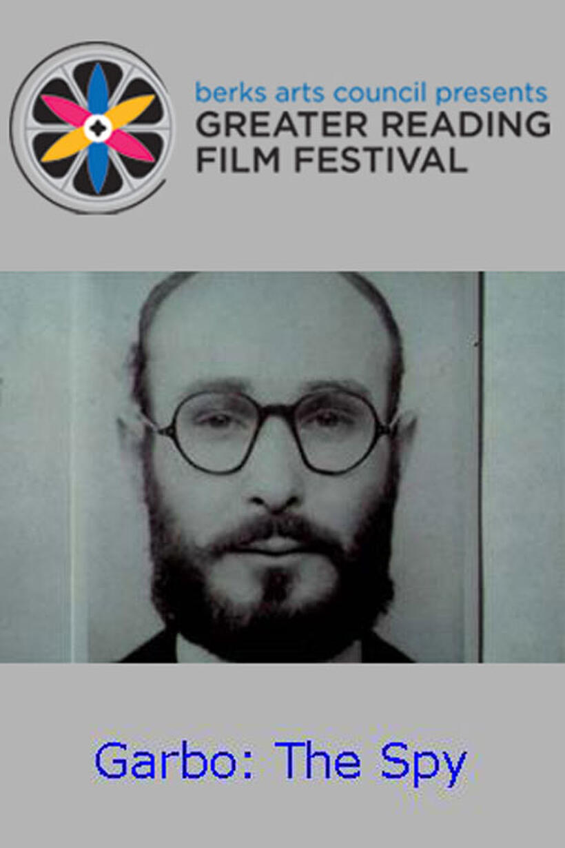 Poster art for Reading Film Festival screening of "Garbo: The Spy"