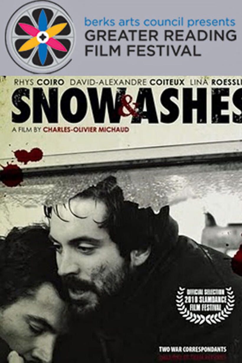 Poster art for Reading Film Festival screening of "Snow & Ashes"