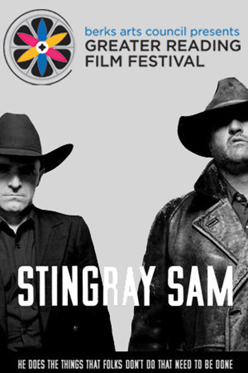 Poster art for Reading Film Festival screening of "Stingray Sam"