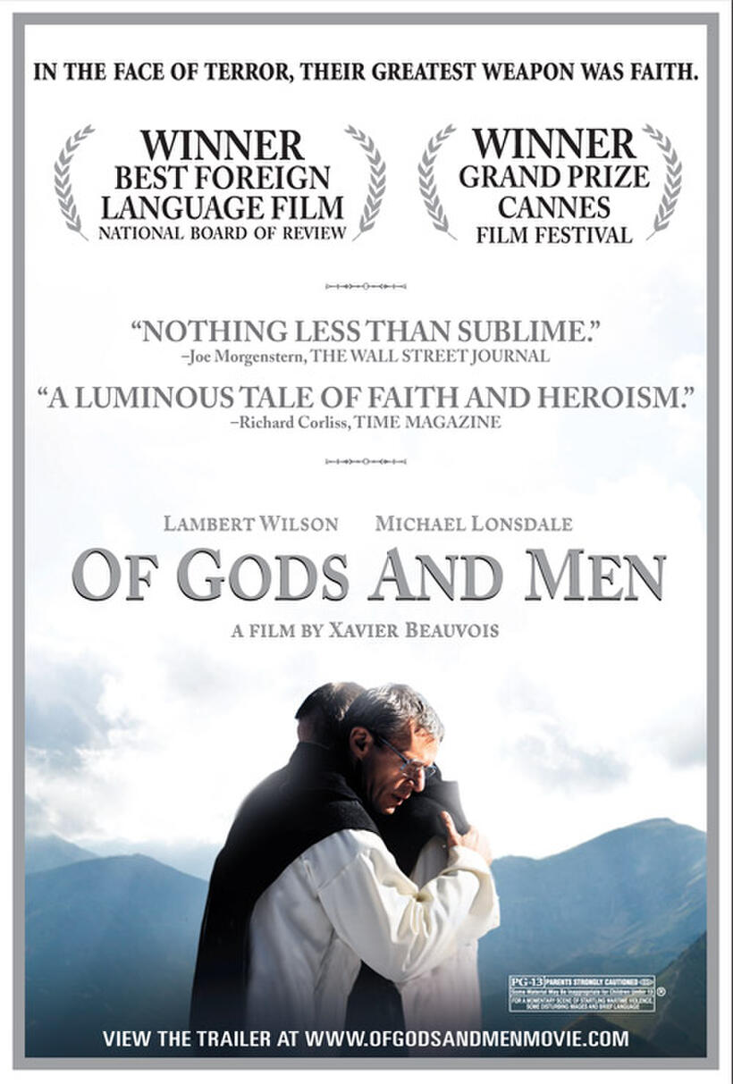 Poster art for "Of Gods and Men."