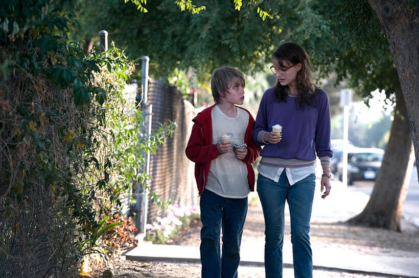 Devin Brochu and Natalie Portman in "Hesher."