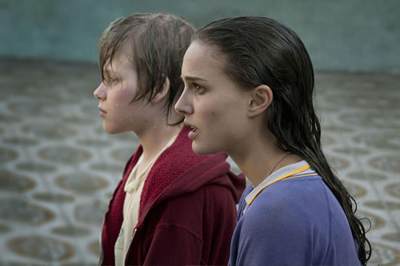 Devin Brochu and Natalie Portman in "Hesher."