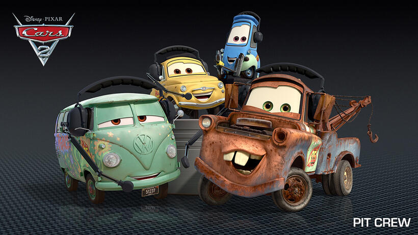 Poster art for "Cars 2."