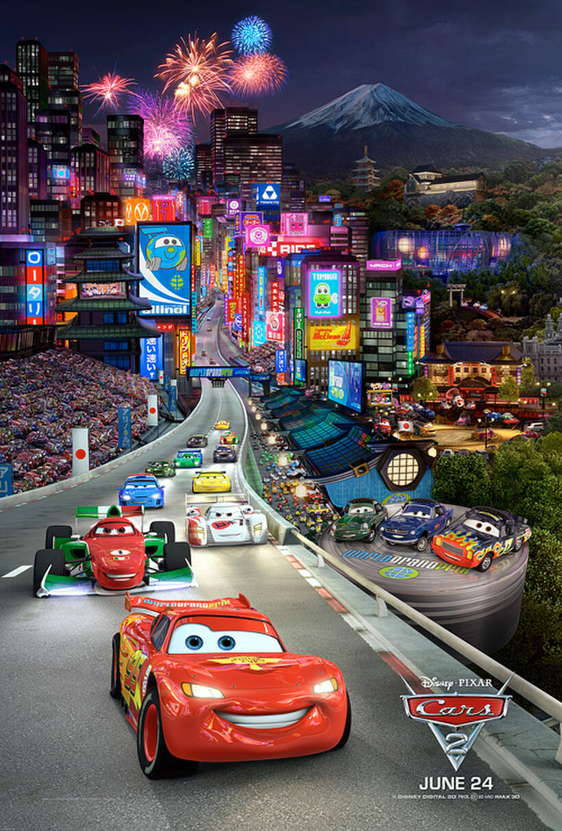 Poster art for "Cars 2."