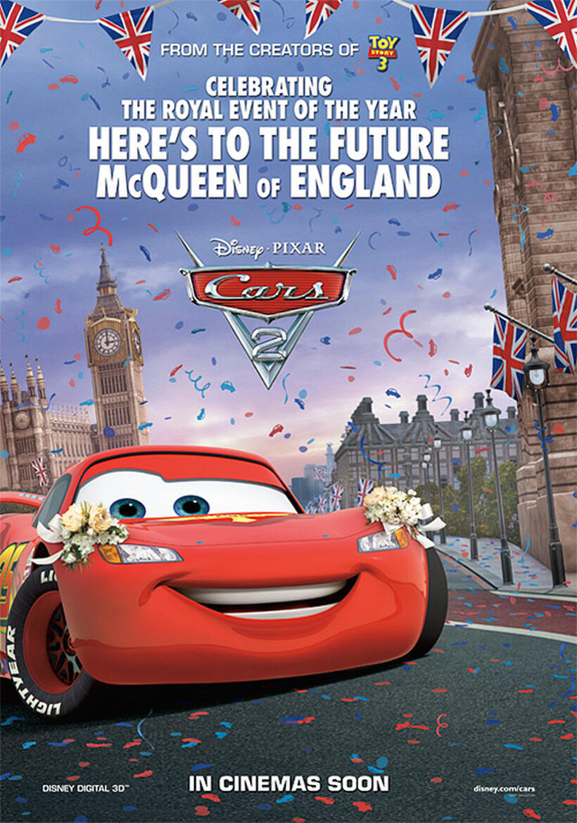 Poster art for "Cars 2."