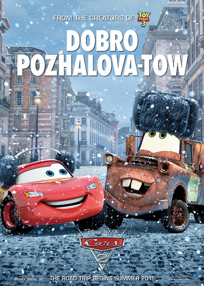 Poster art for "Cars 2."