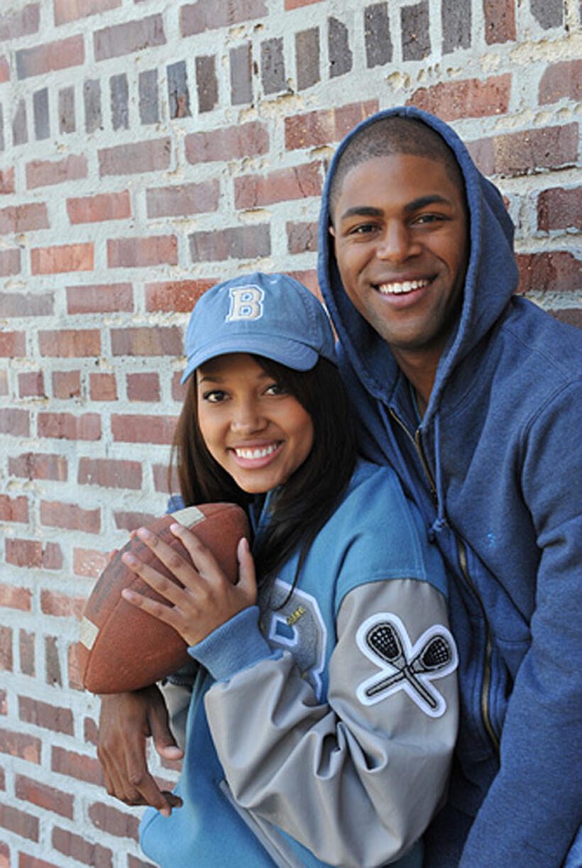 Kylie Bunbury and De'Vaughn Nixon in "Prom."