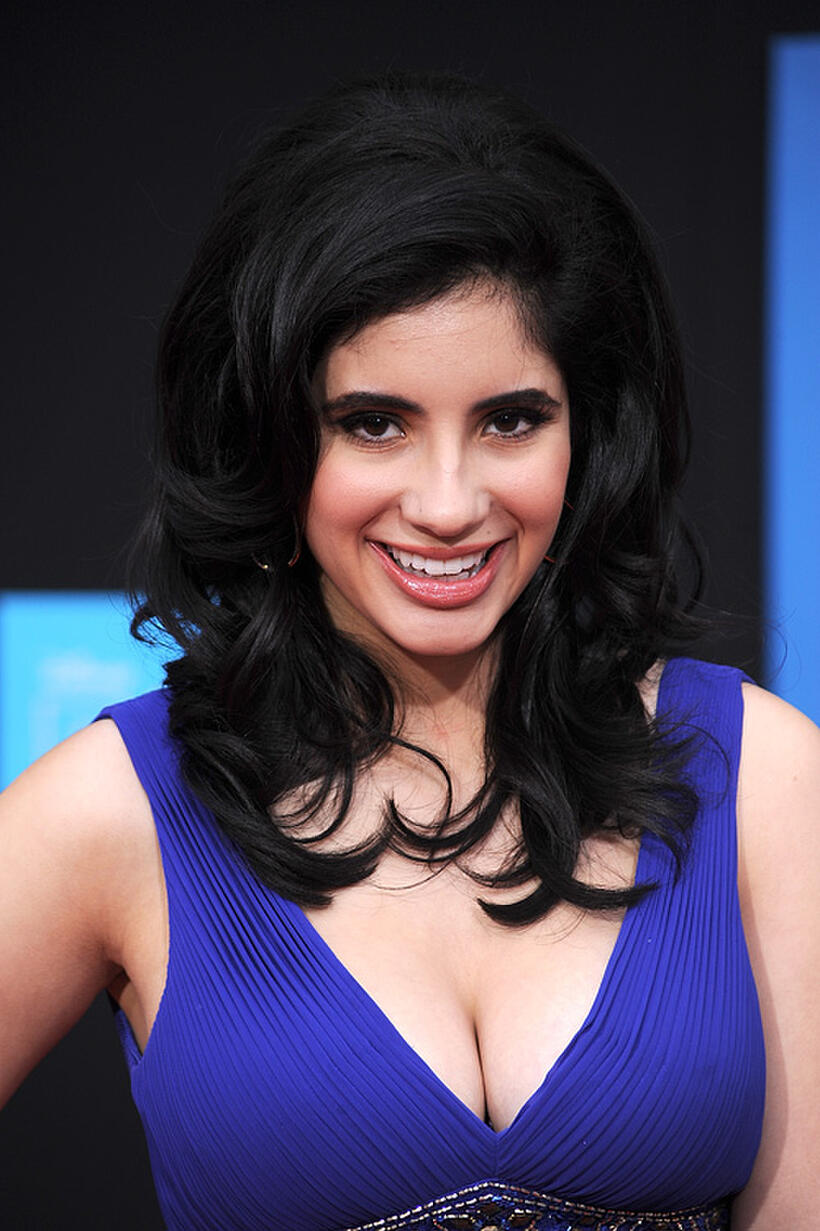 Janelle Ortiz at the California premiere of "Prom."