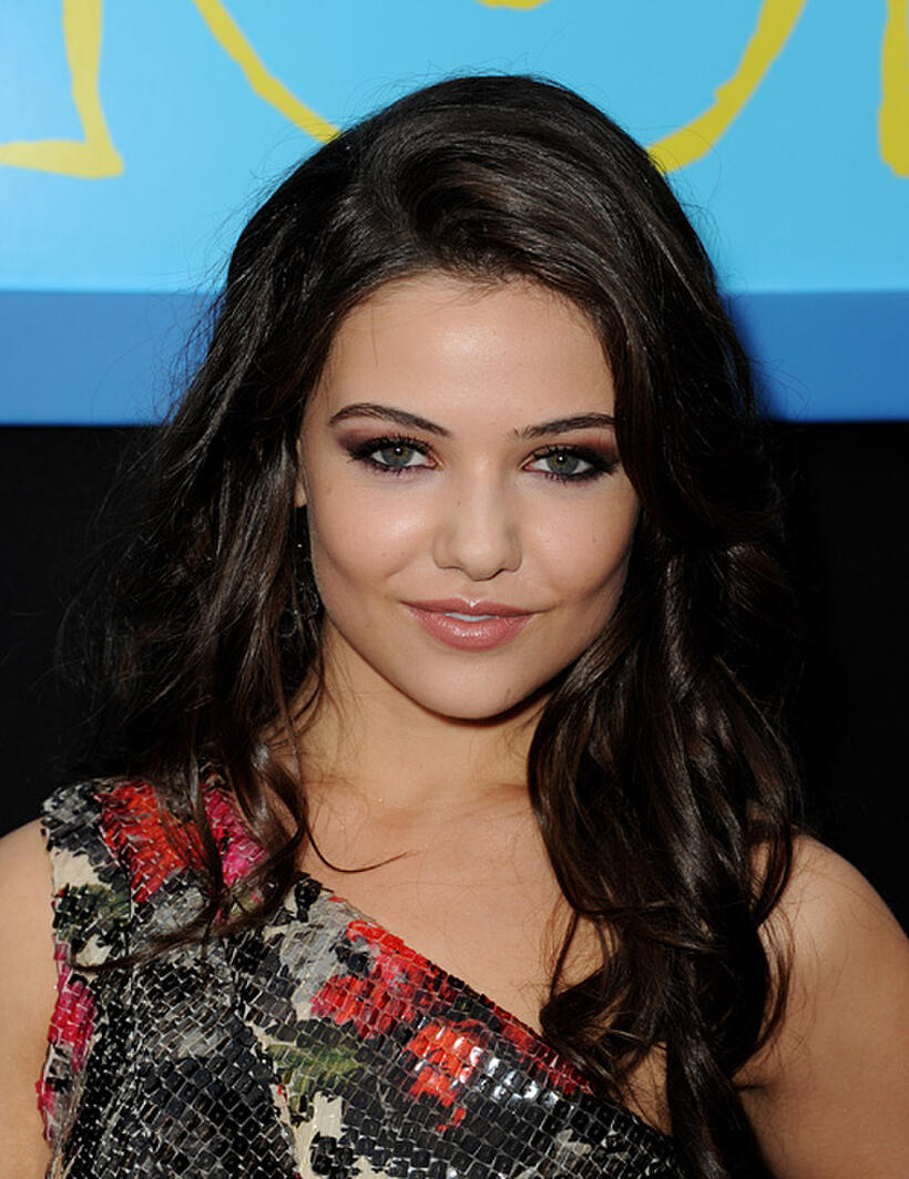Danielle Campbell at the California premiere of "Prom."