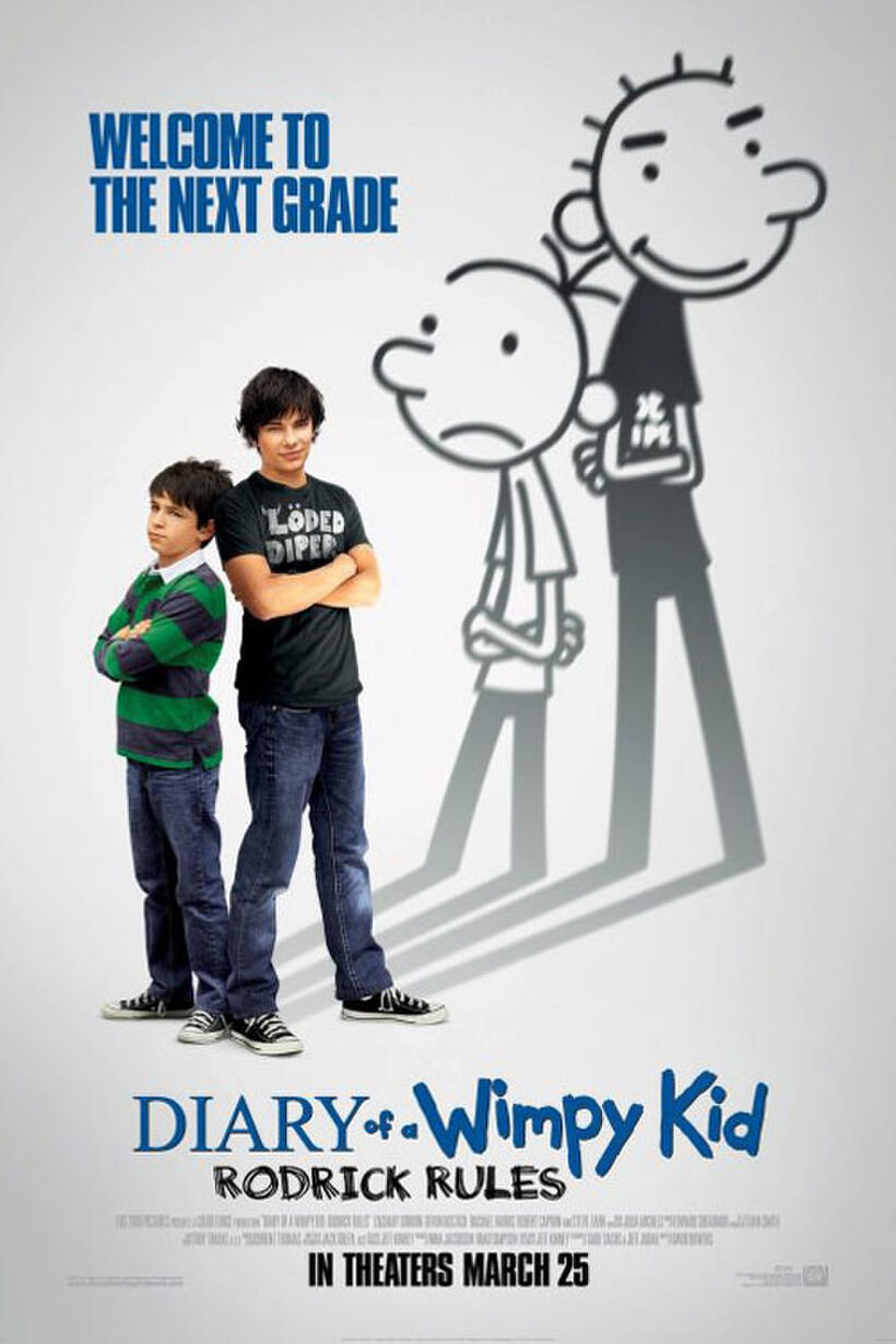Poster art for "Diary of a Wimpy Kid 2: Rodrick Rules."