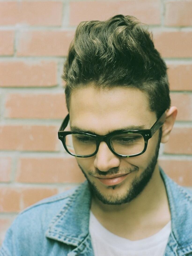 Director Xavier Dolan on the set of "Heartbeats."
