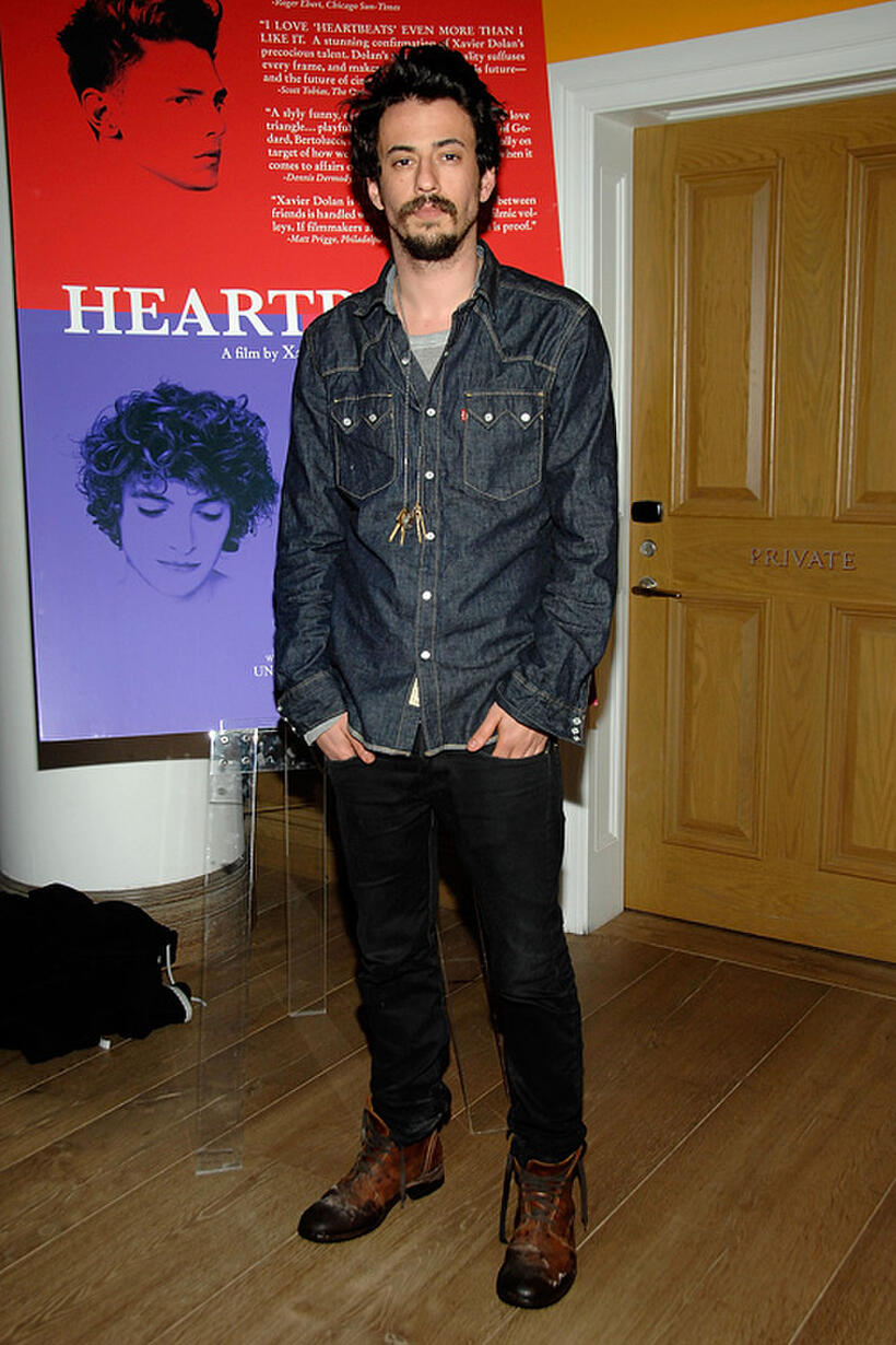 Josh Mond at the New York premiere of "Heartbeats."