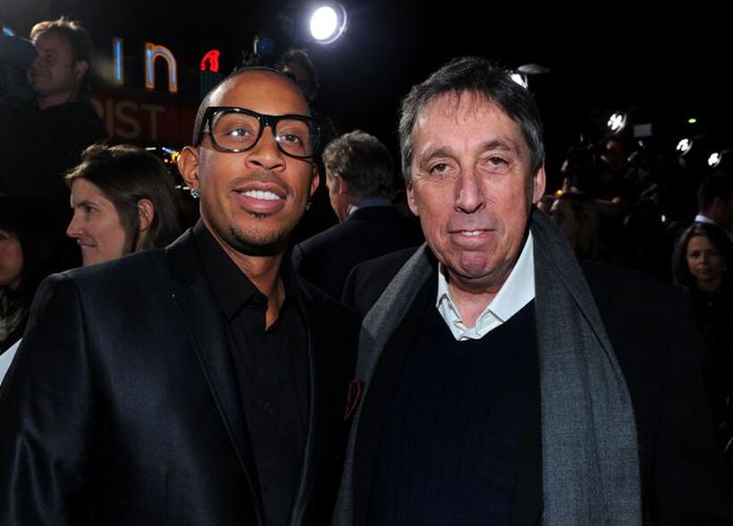 Chris "Ludacris" Bridges and director/producer Ivan Reitman at the California premiere of "No Strings Attached."
