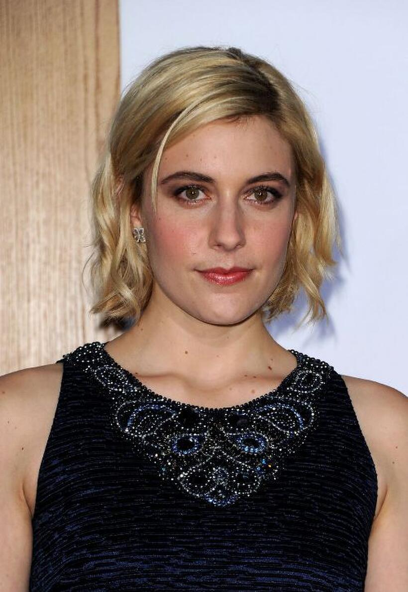Greta Gerwig at the California premiere of "No Strings Attached."