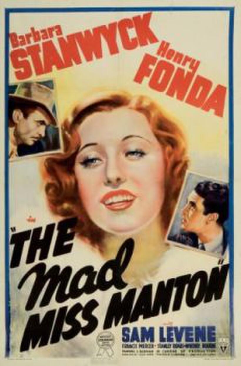 Poster art for "Mad Miss Manton"