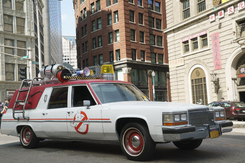 A scene from "Ghostbusters."