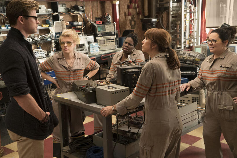 A scene from "Ghostbusters."