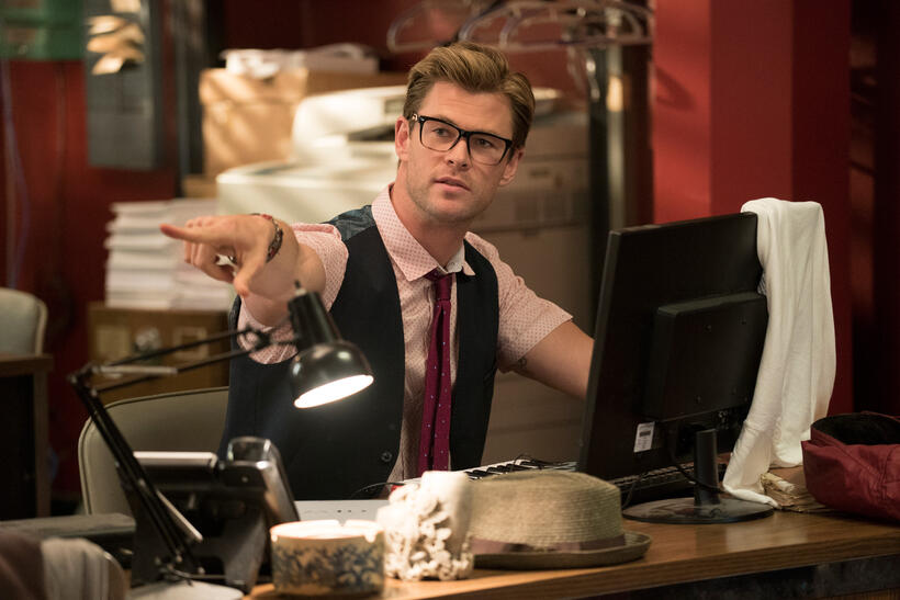 Chris Hemsworth as Kevin in "Ghostbusters."