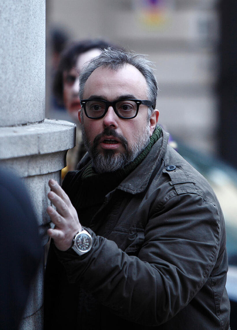 Director  Alex de la Iglesia on the set of "The Last Circus."