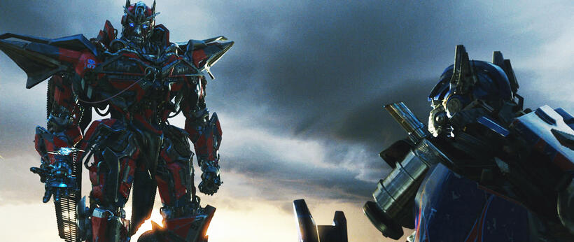 A scene from "Transformers :Dark of the Moon 3D."