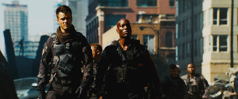 Josh Duhamel and Tyrese Gibson in "Transformers: Dark of the Moon 3D."