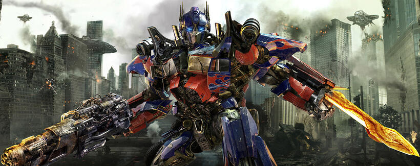 A scene from "Transformers: Dark of the Moon."