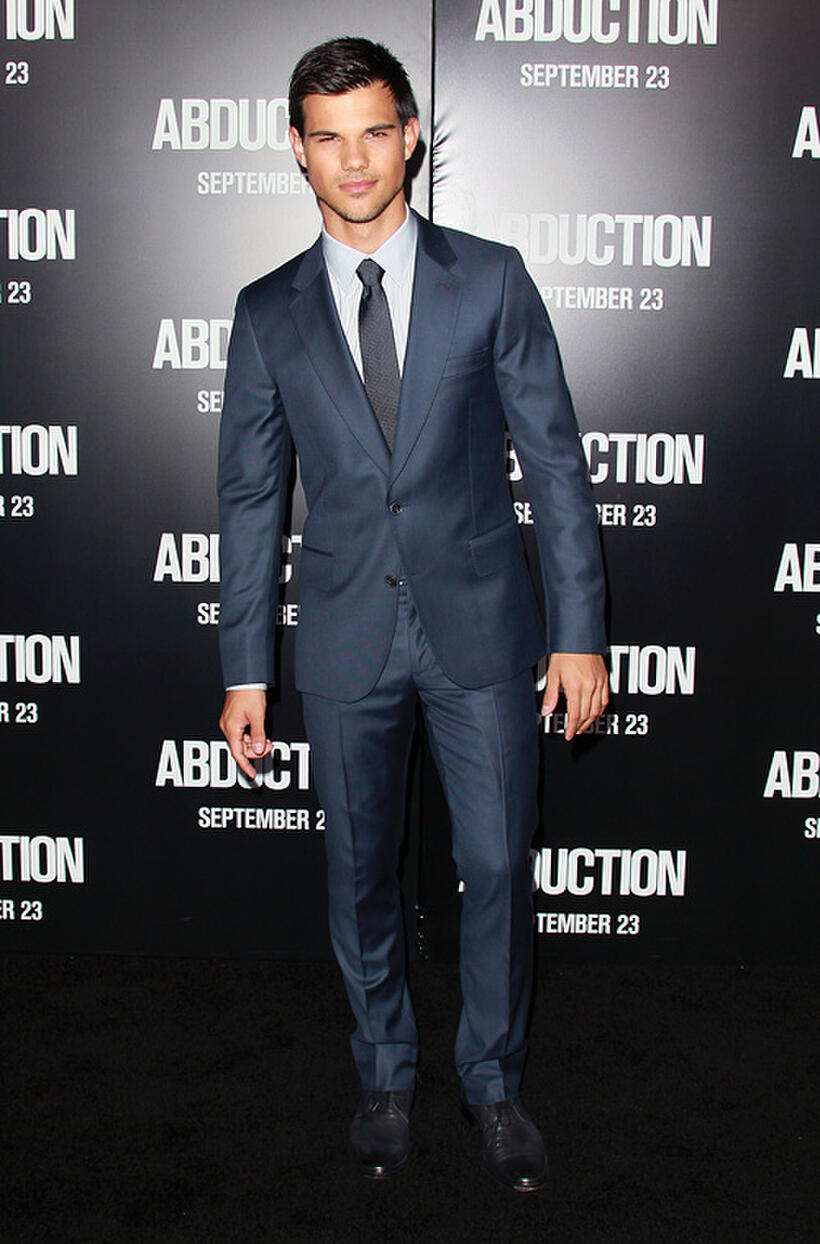 Taylor Lautner at the California premiere of "Abduction."
