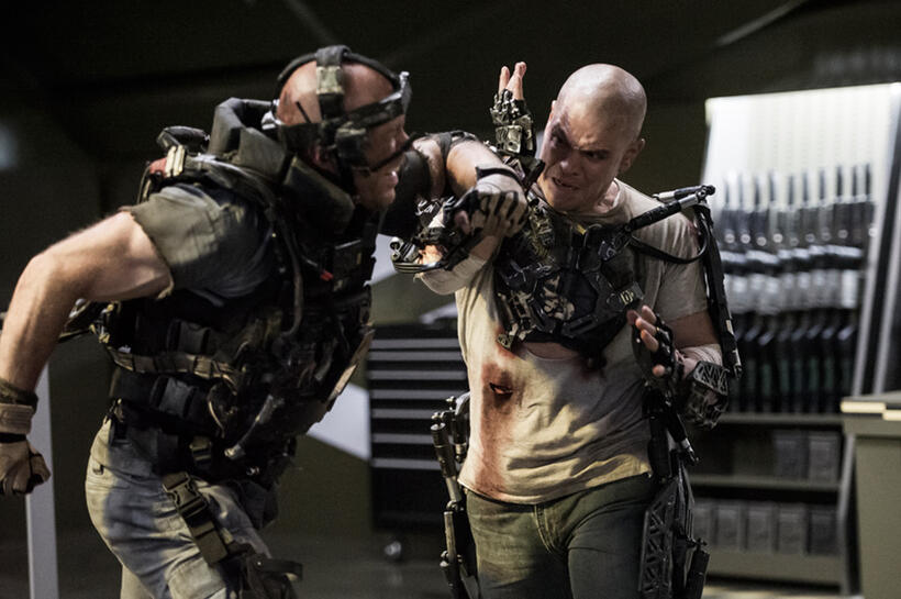 Matt Damon as Max Da Costa in "Elysium."