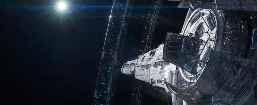 A scene from "Elysium."