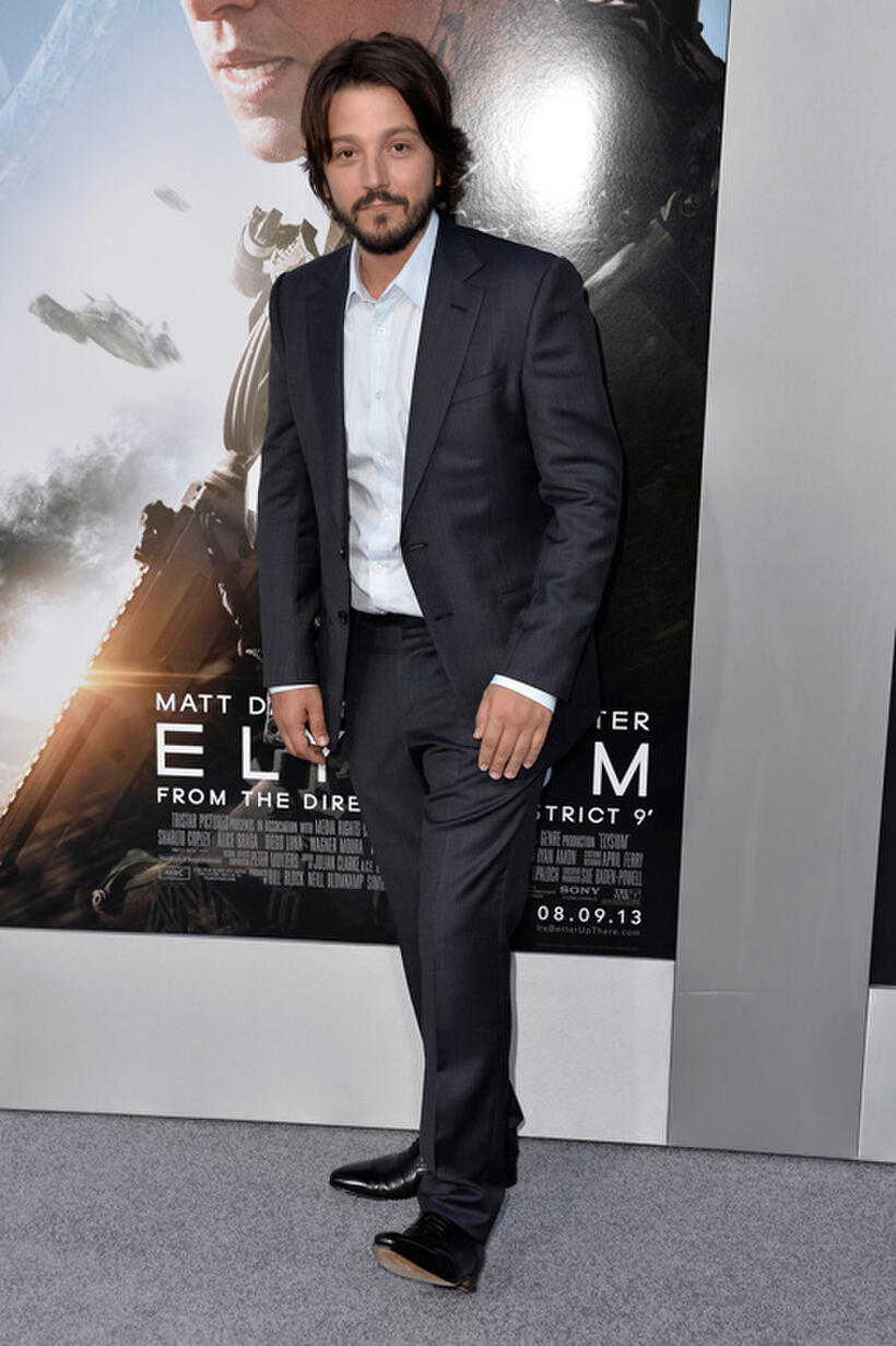 Diego Luna at the California premiere of "Elysium."