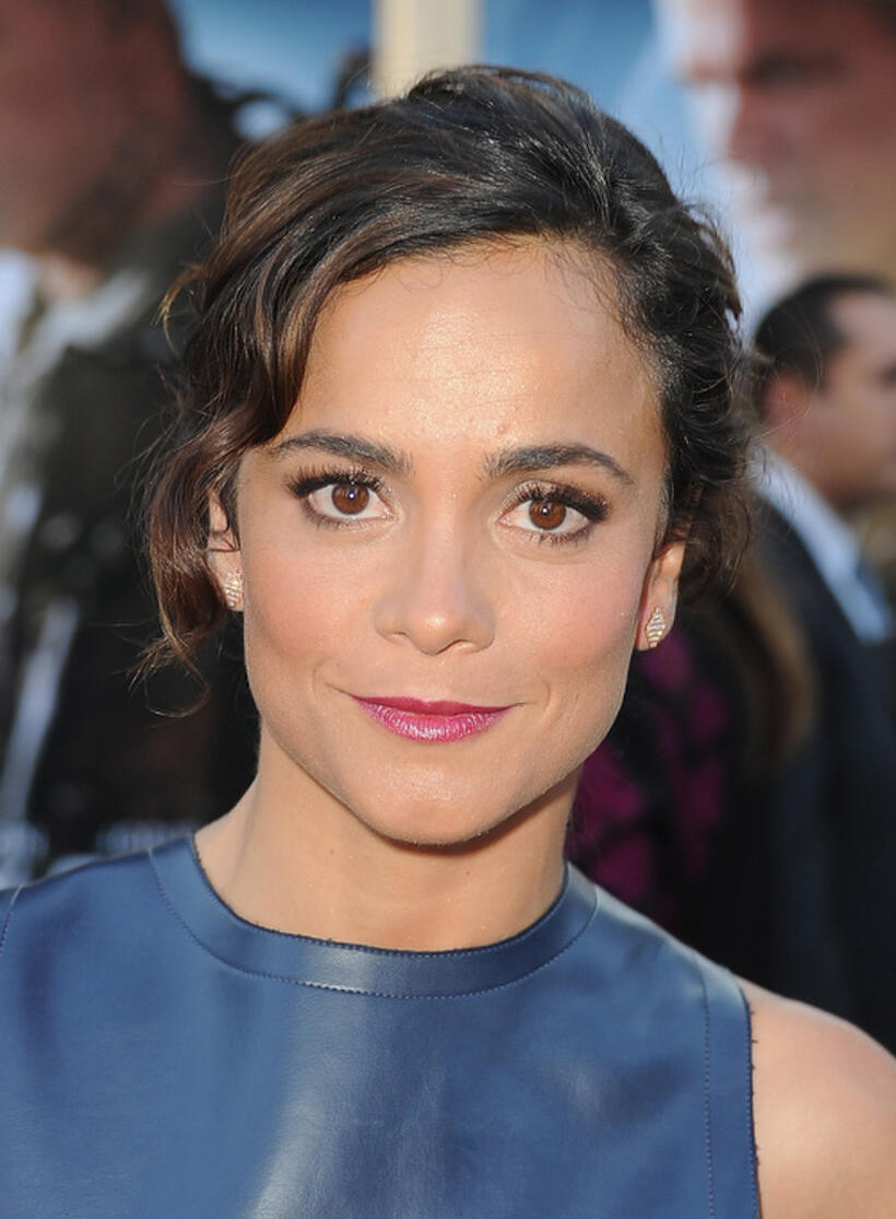 Alice Braga at the California premiere of "Elysium."