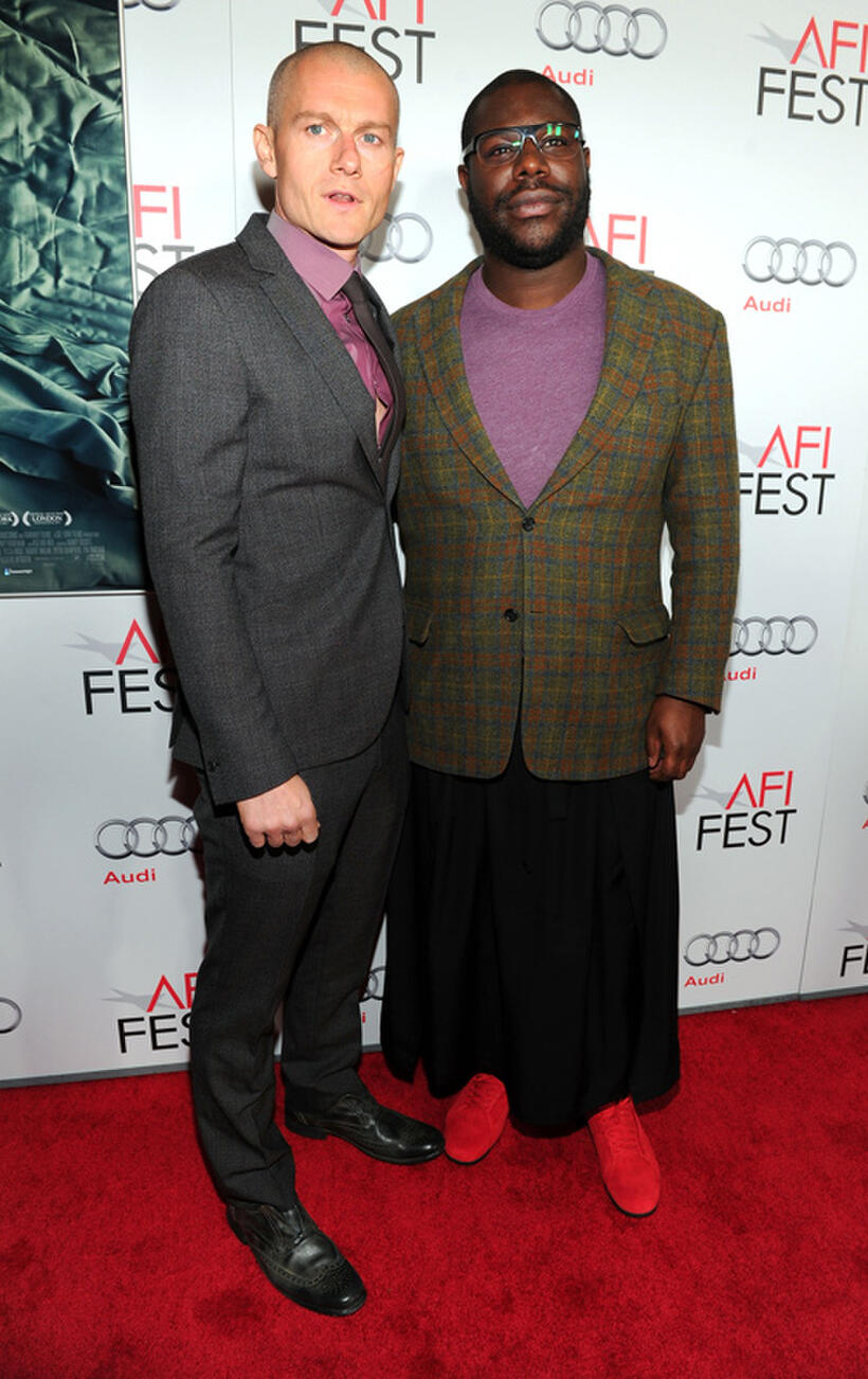 James Badge Dale and director Steve McQueen at the California premiere of "Shame (2011)" during the AFI FEST 2011.